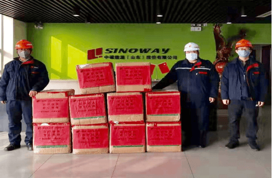 Sinoway donated the first batch of pandemic prevention materials to Wuhan
